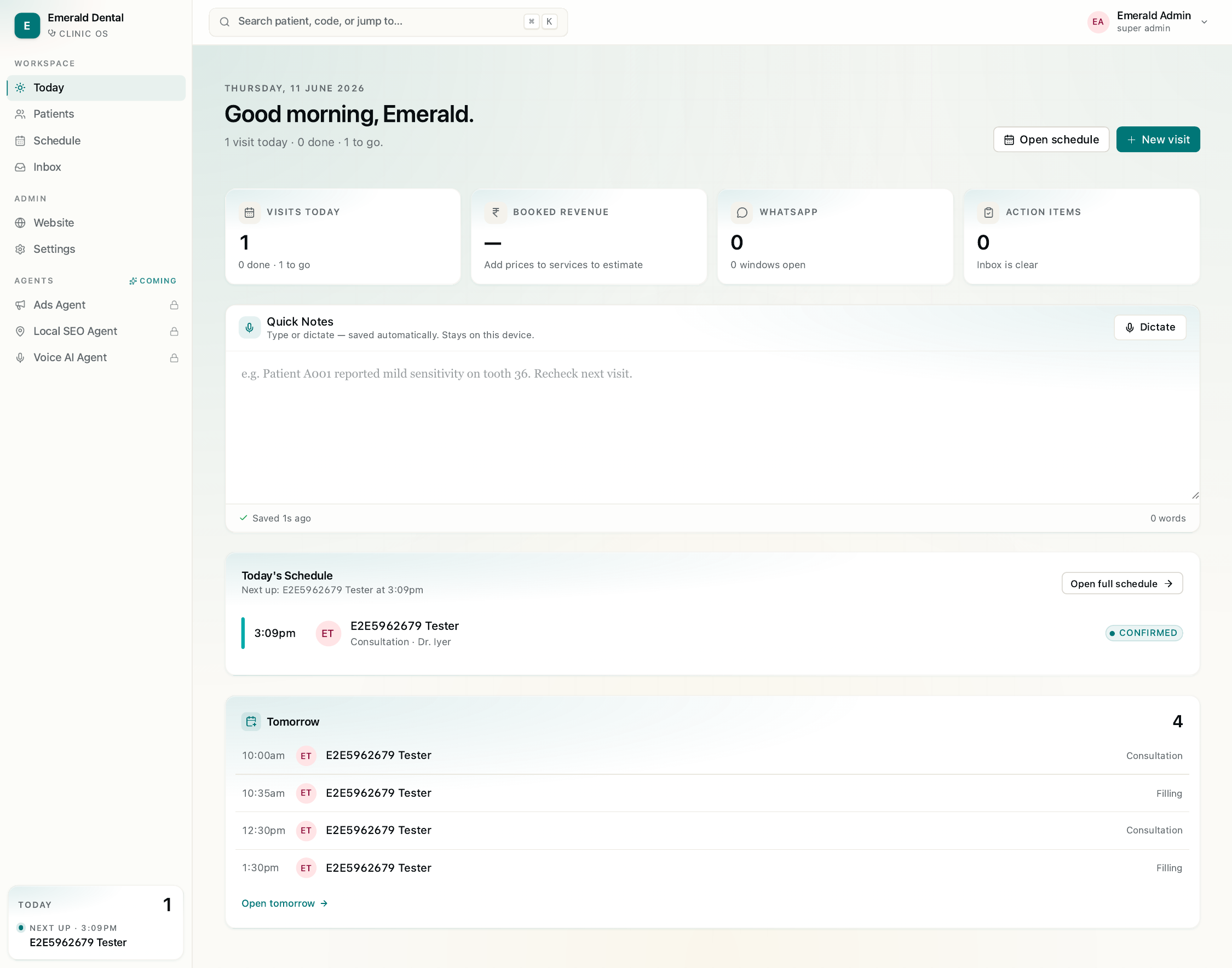 MadeFindable — the Today dashboard, live in the product
